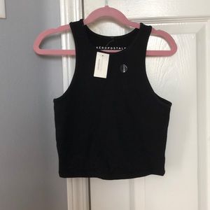 aéropostale black crop top